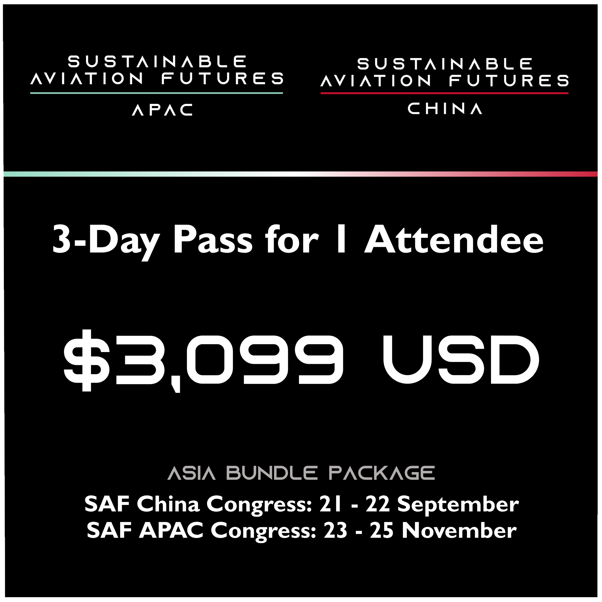 Individual 3-Day Pass (Asia Bundle)