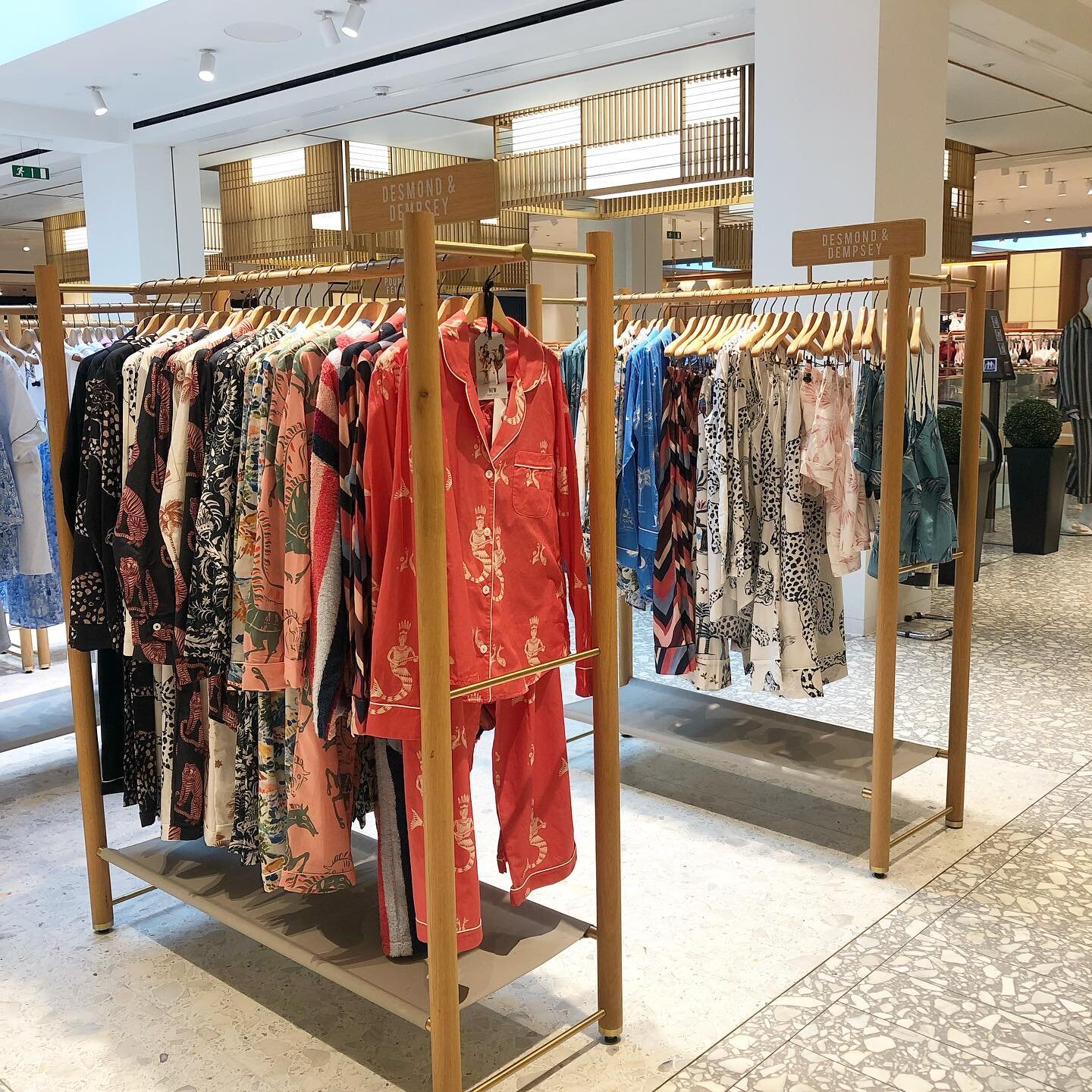 The new @desmondanddempsey collection looking dreamy in @Selfridges this afternoon...