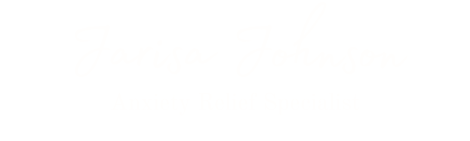 The Owner of Self Elevation's Title: Jarisa Johnson, an anxiety relief specialist.