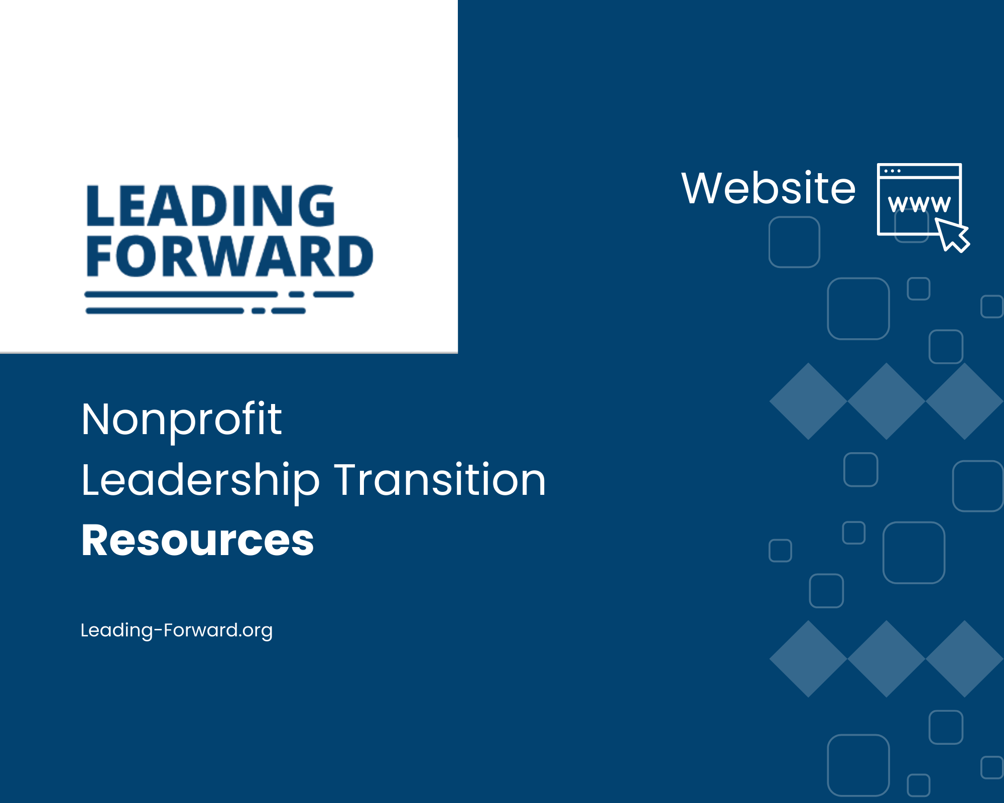 Nonprofit Leadership Transition Resources — Leading Forward