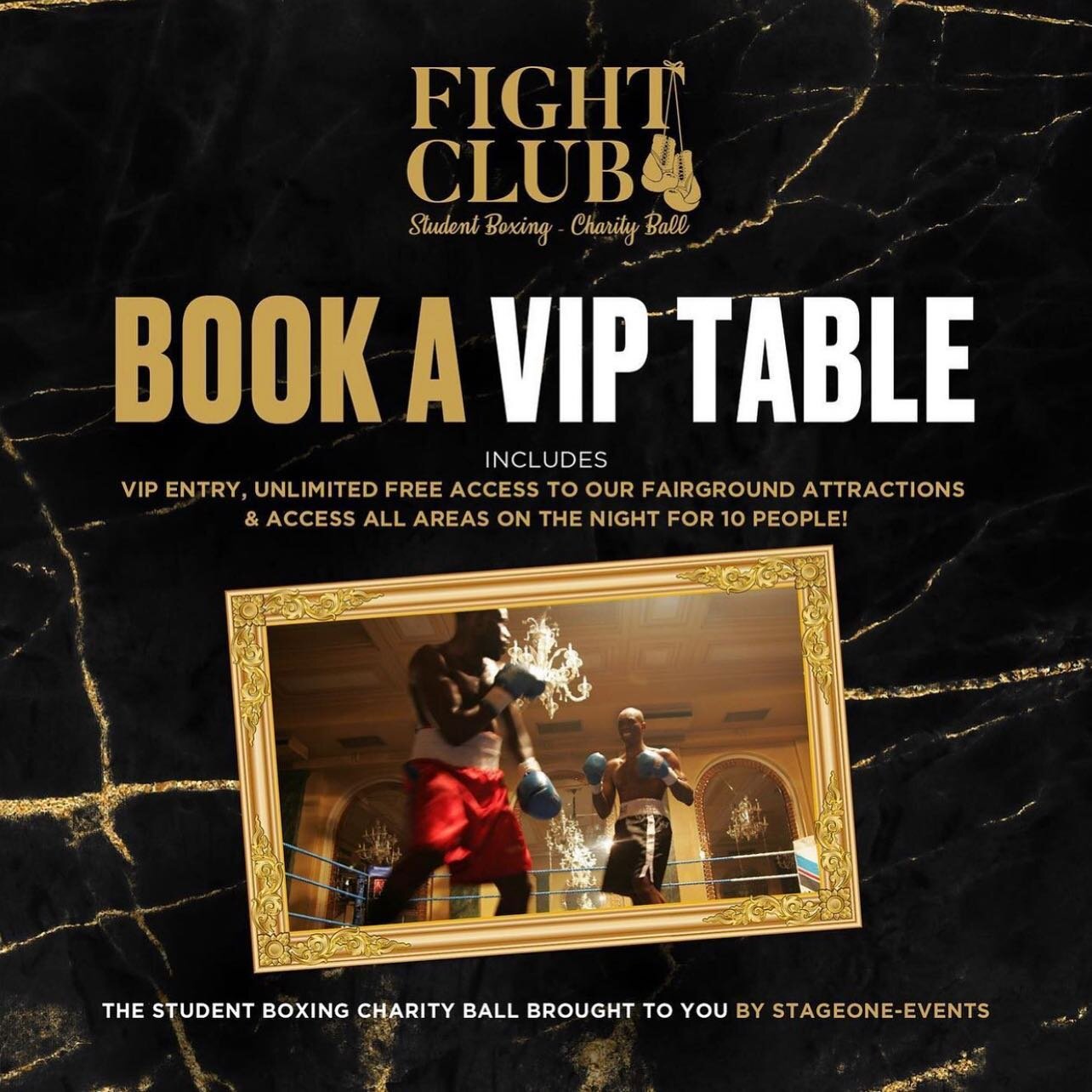 1 TABLE LEFT FOR THIS WEEK! 🥊🥂 Due to a change in circumstances 1 table has come back up available, Text Rob on 07722 224940 if you want it, first come first served! 

Get your hands on one of the Hottest tickets in town this week as FIGHT CLUB Ret