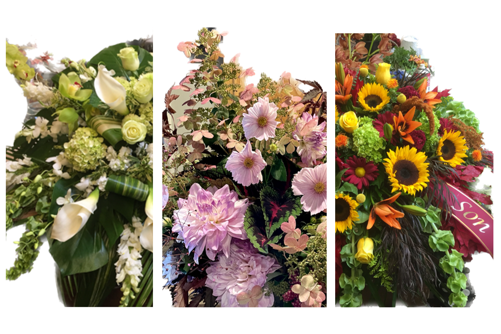 Standing Sprays — Four Buds Floral Studio
