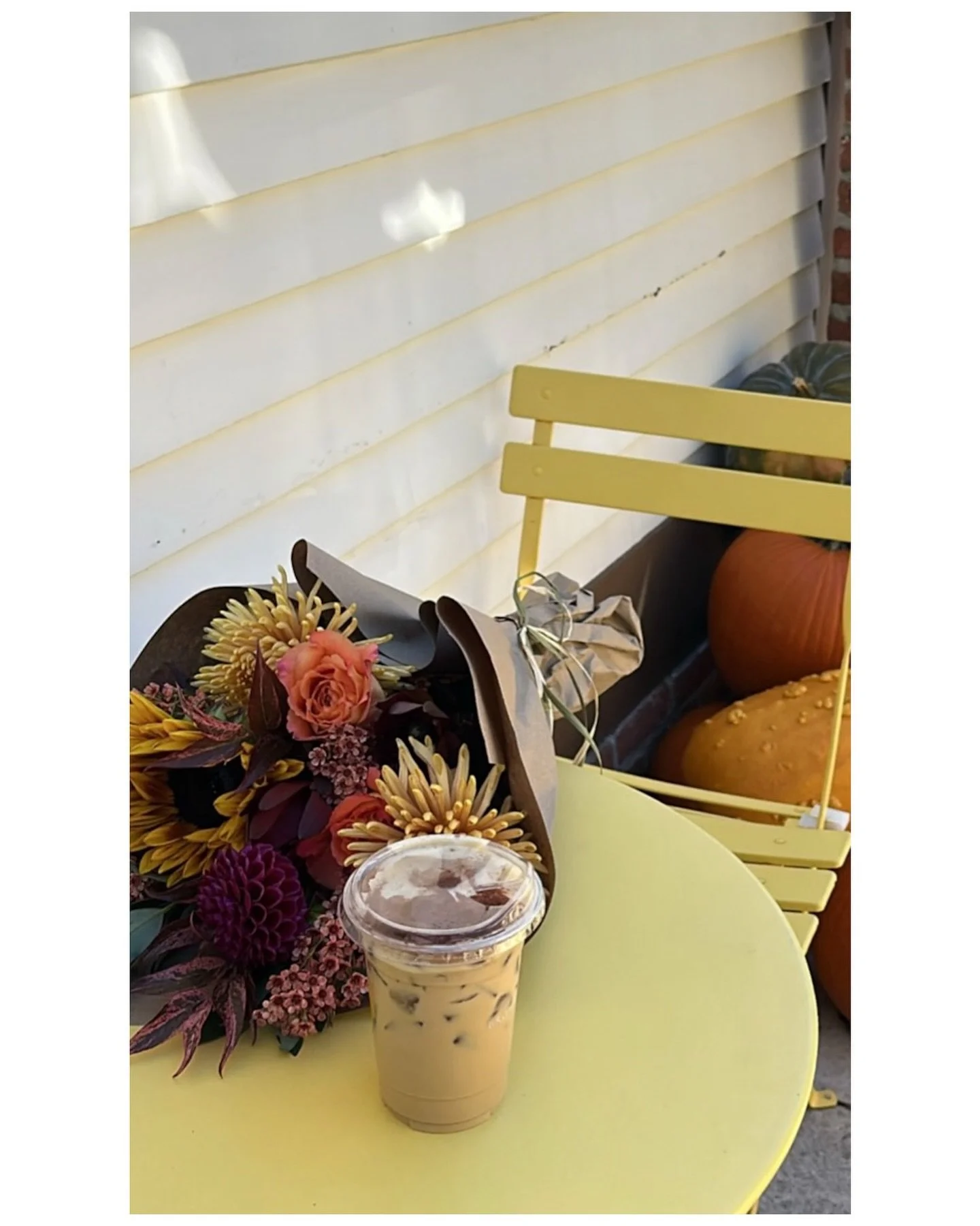 The air’s crisp, the coffee’s cold, and the flowers are bringing along all the cozy feels. 🍁 🍂
The kind of Friday energy that smells like cinnamon, sounds like crunching leaves, and feels like slowing down—just a little.
Thank yo