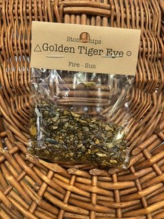 Golden Tiger's Eye Stone Chips