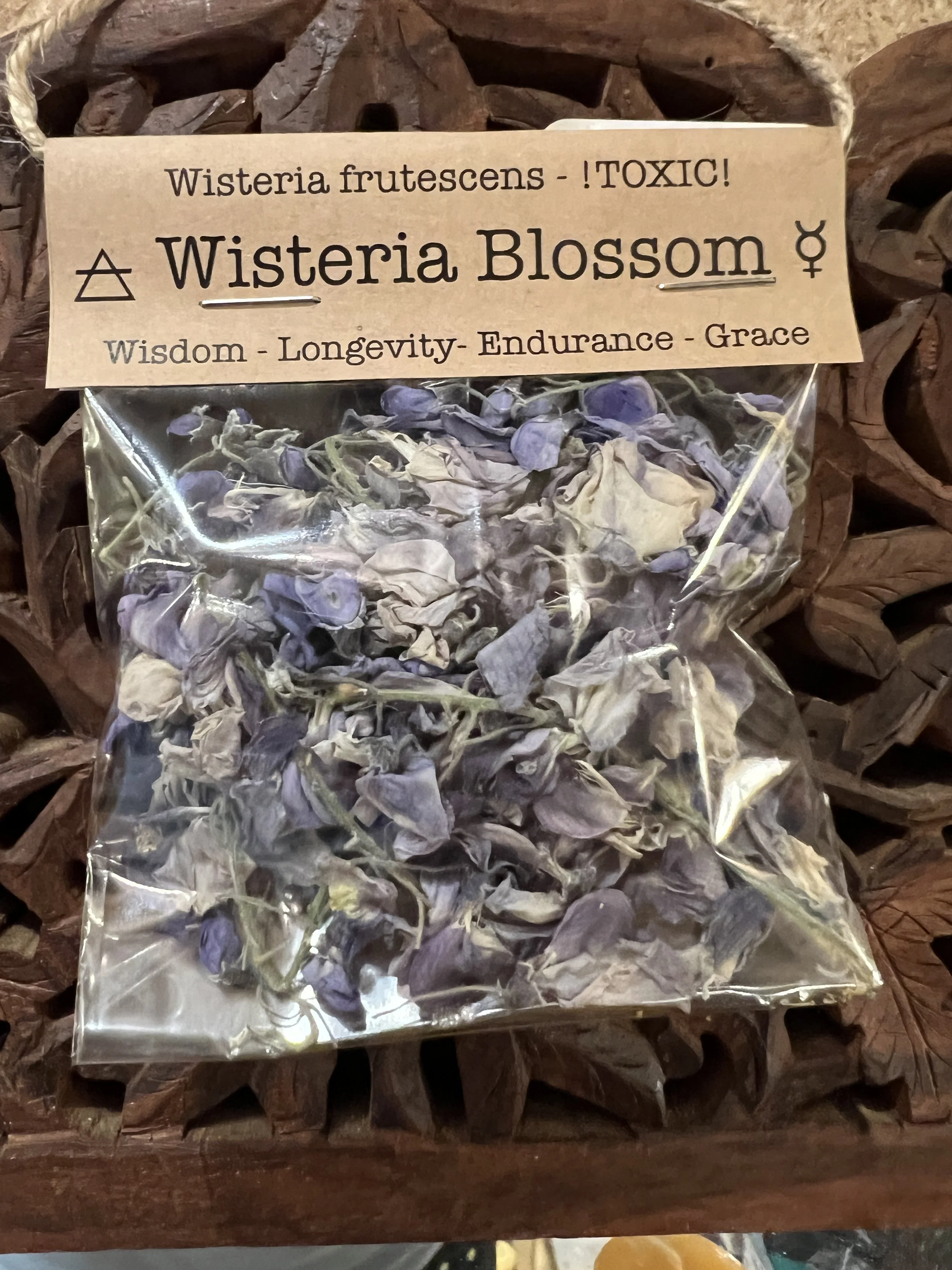 Spellcraft Herbs: Wisteria Blossom