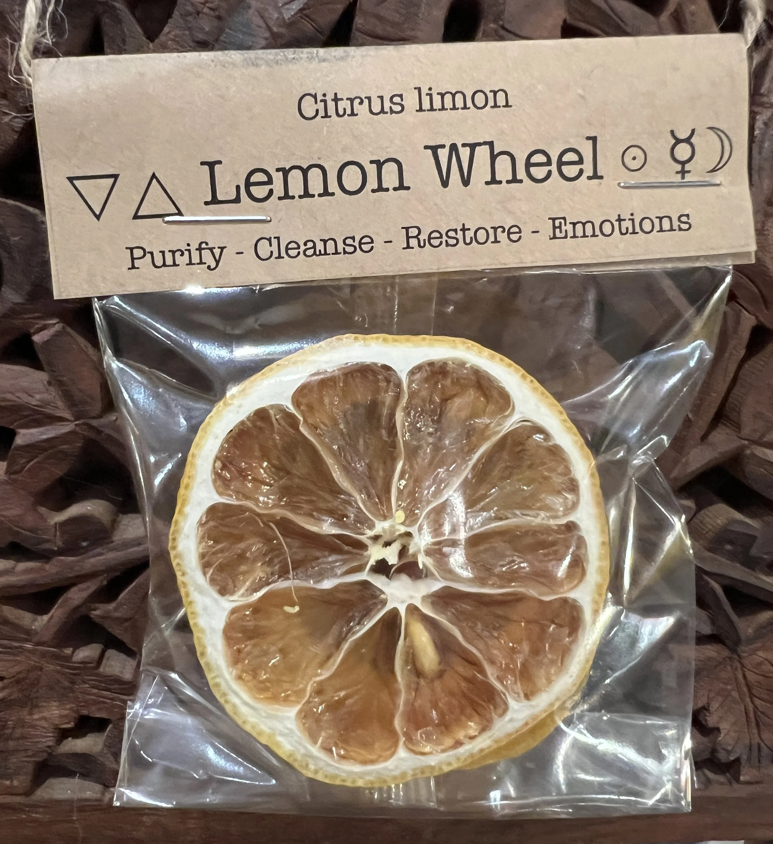 Spellcraft Herbs: Lemon Wheel
