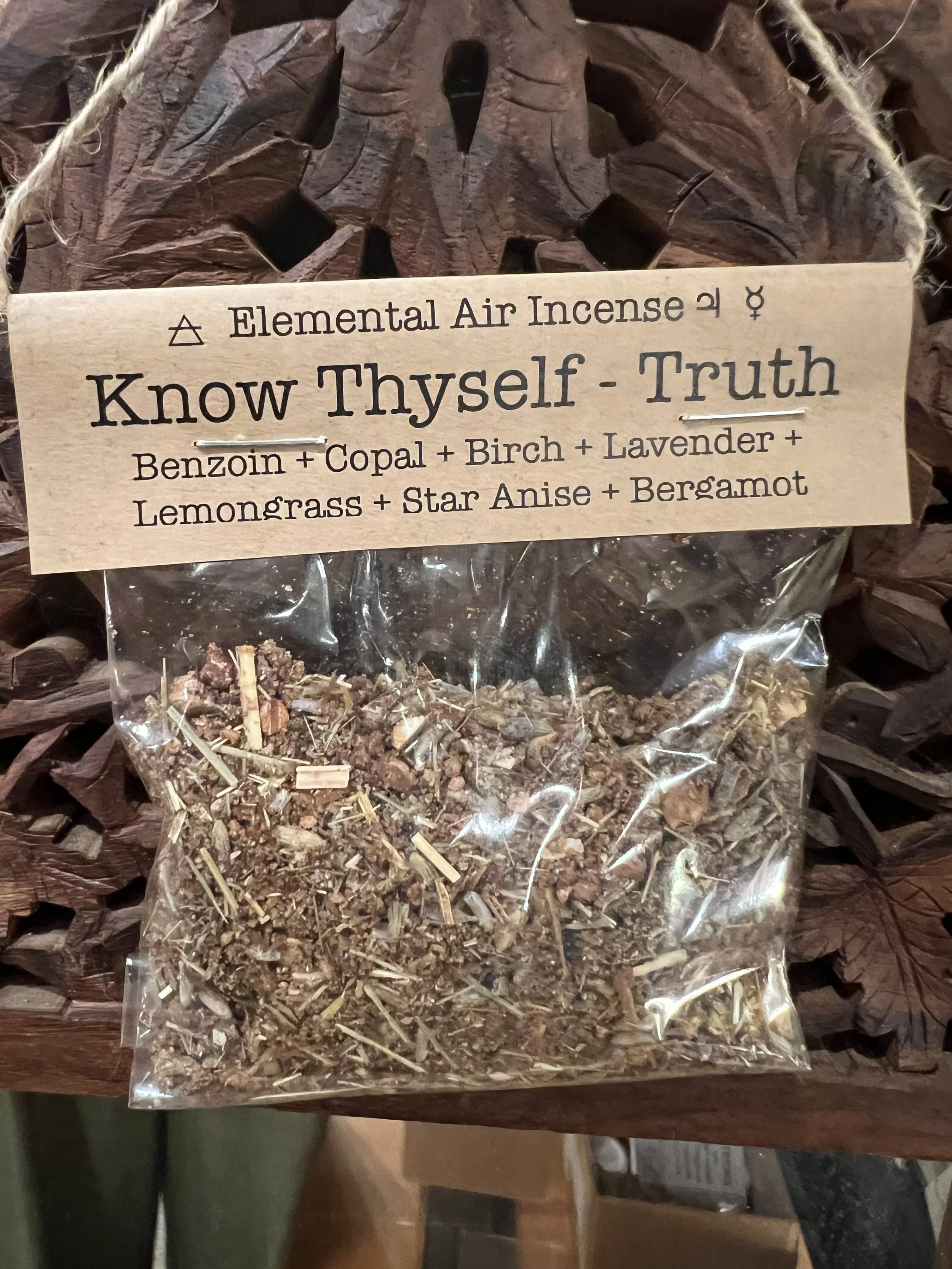 Know Thyself - Truth - Air Element Loose Incense