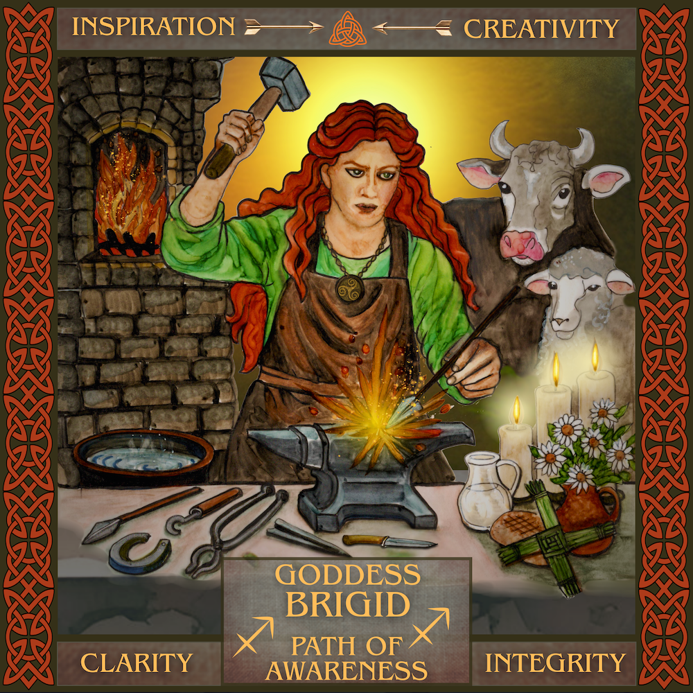 Brigid Forge Candle Sticker