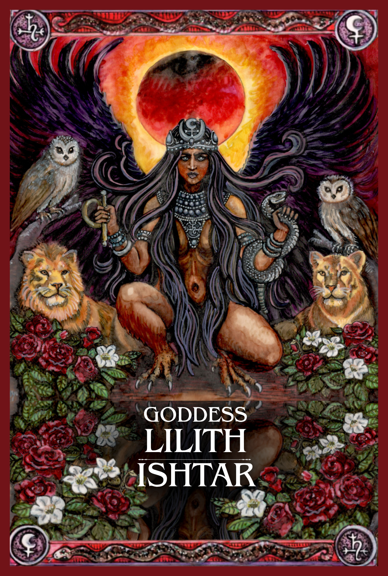 Goddess Lilith Postcard Front.png