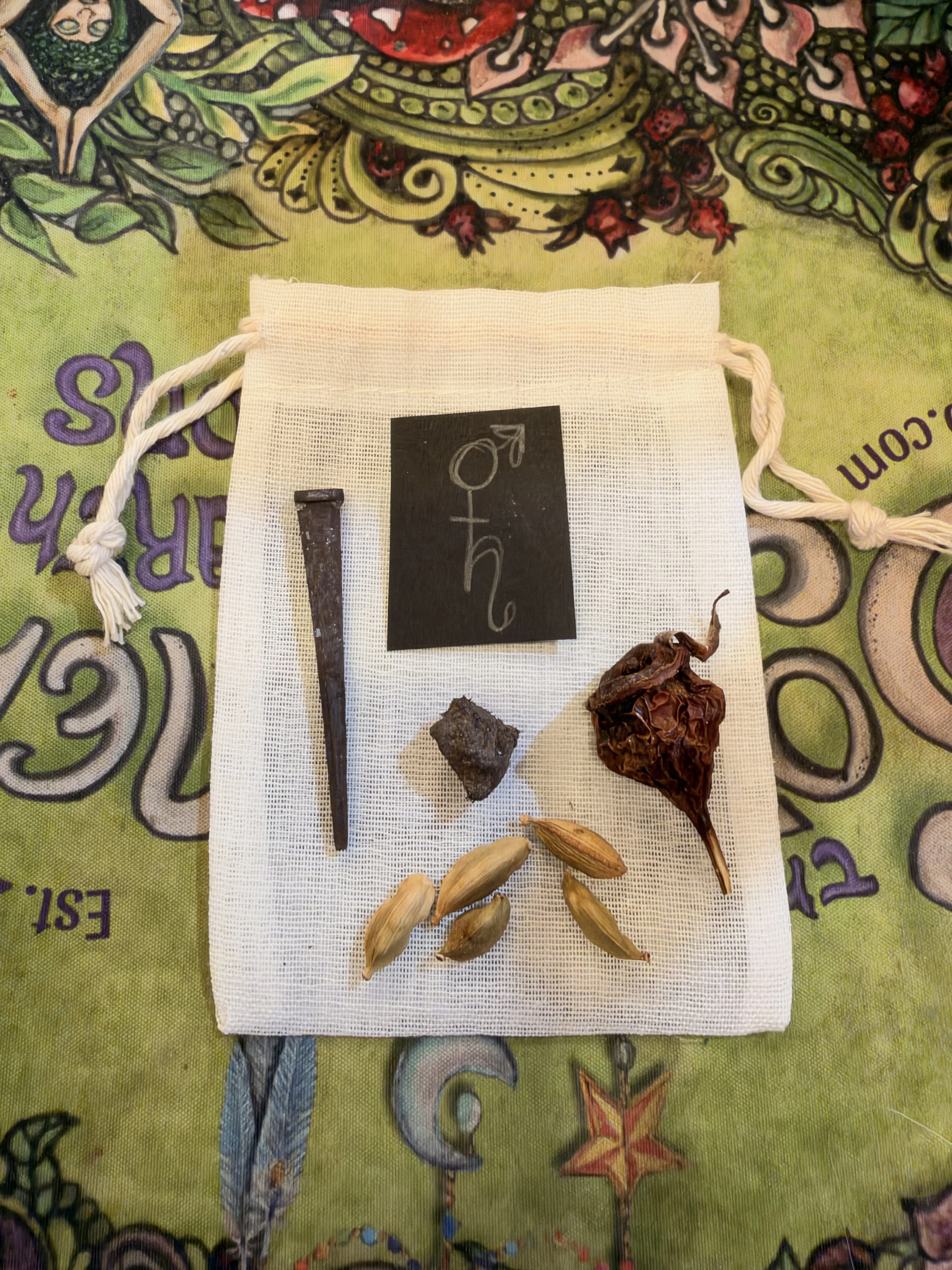 Medusa Charm Bag contents.JPG