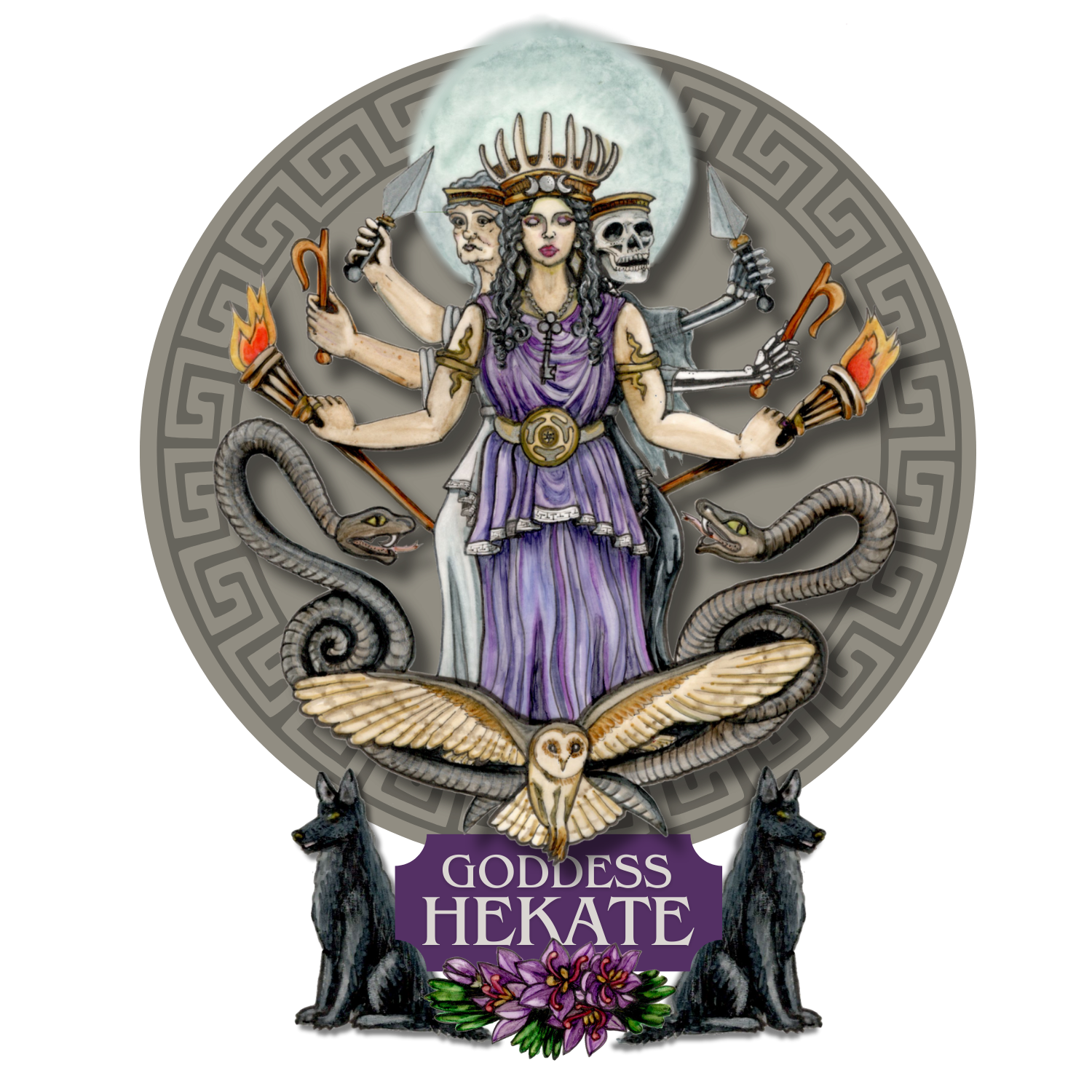 Hekate Sticker