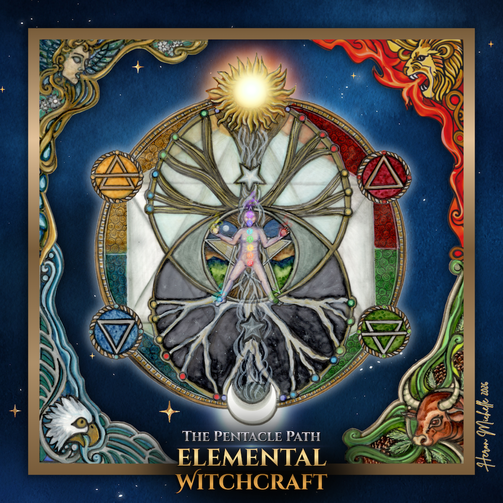 The Pentacle Path Dedication Candle Sticker
