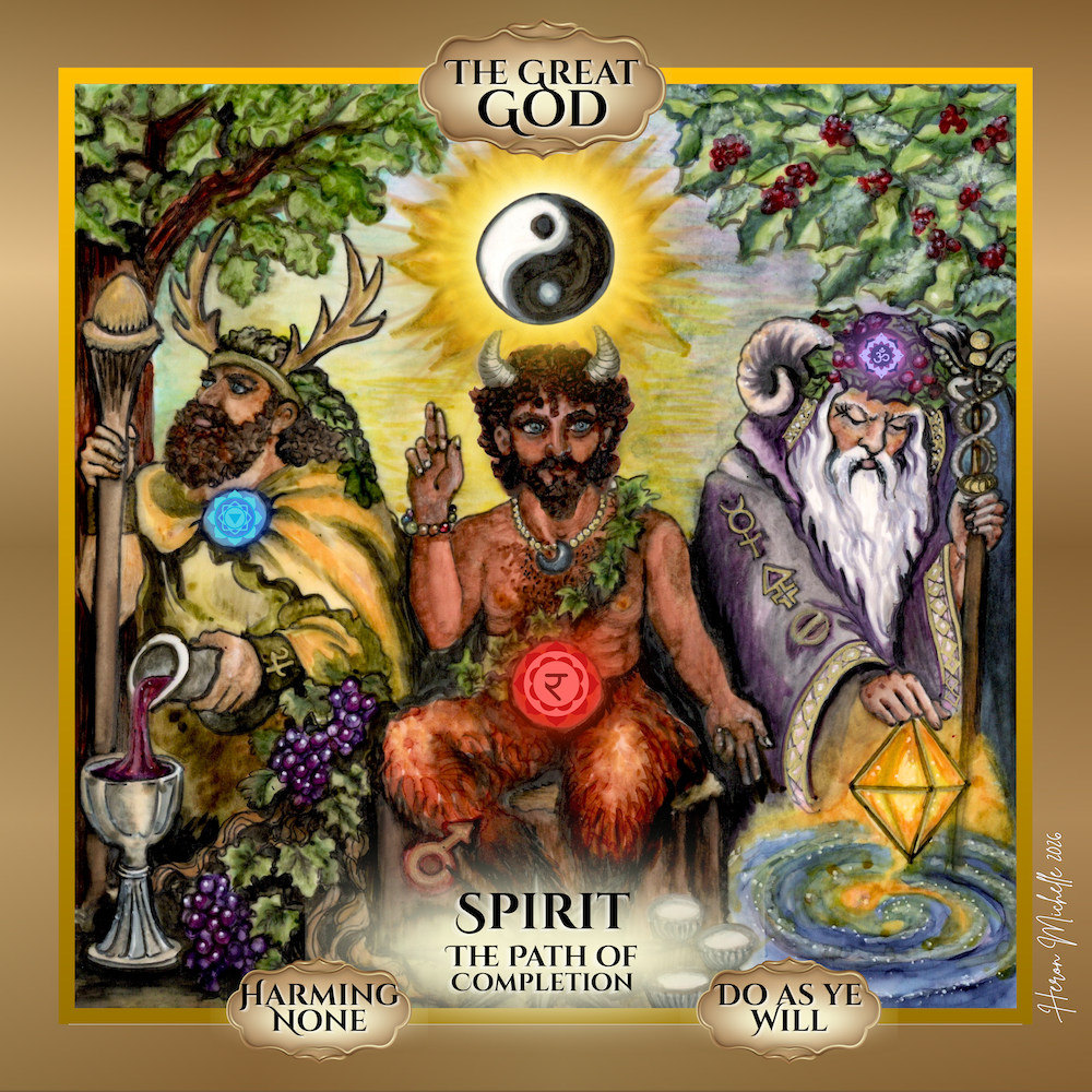 The Great God - Spirit - Path of Complettion - Candle Sticker