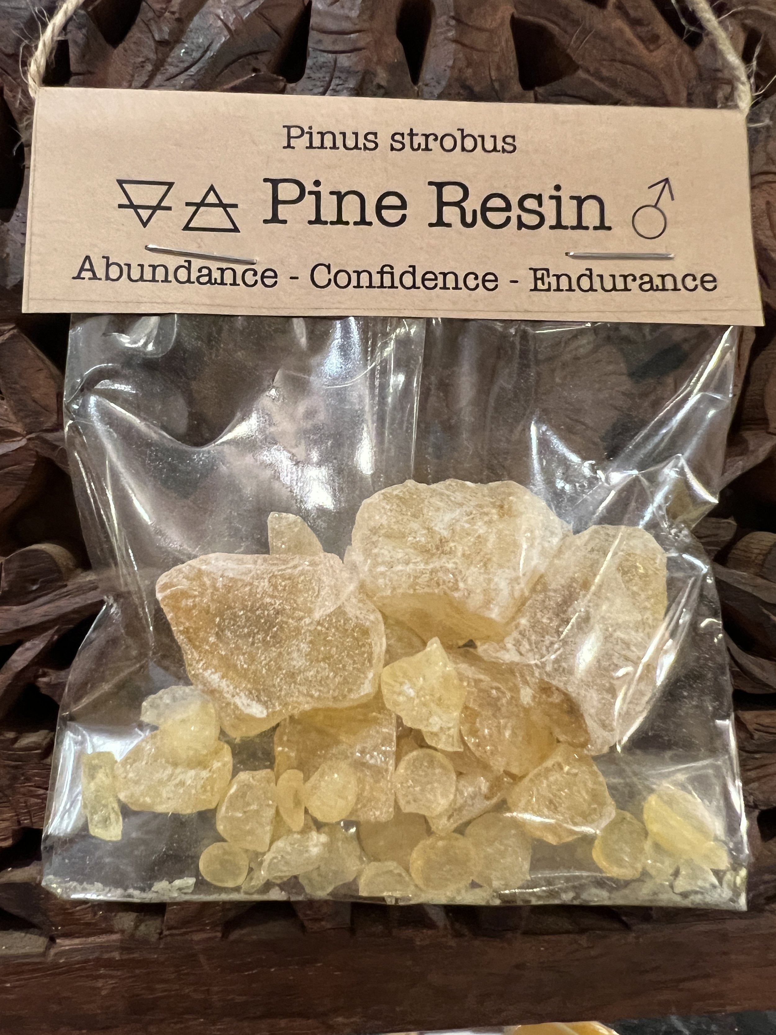 Spellcraft Herbs: Pine Resin