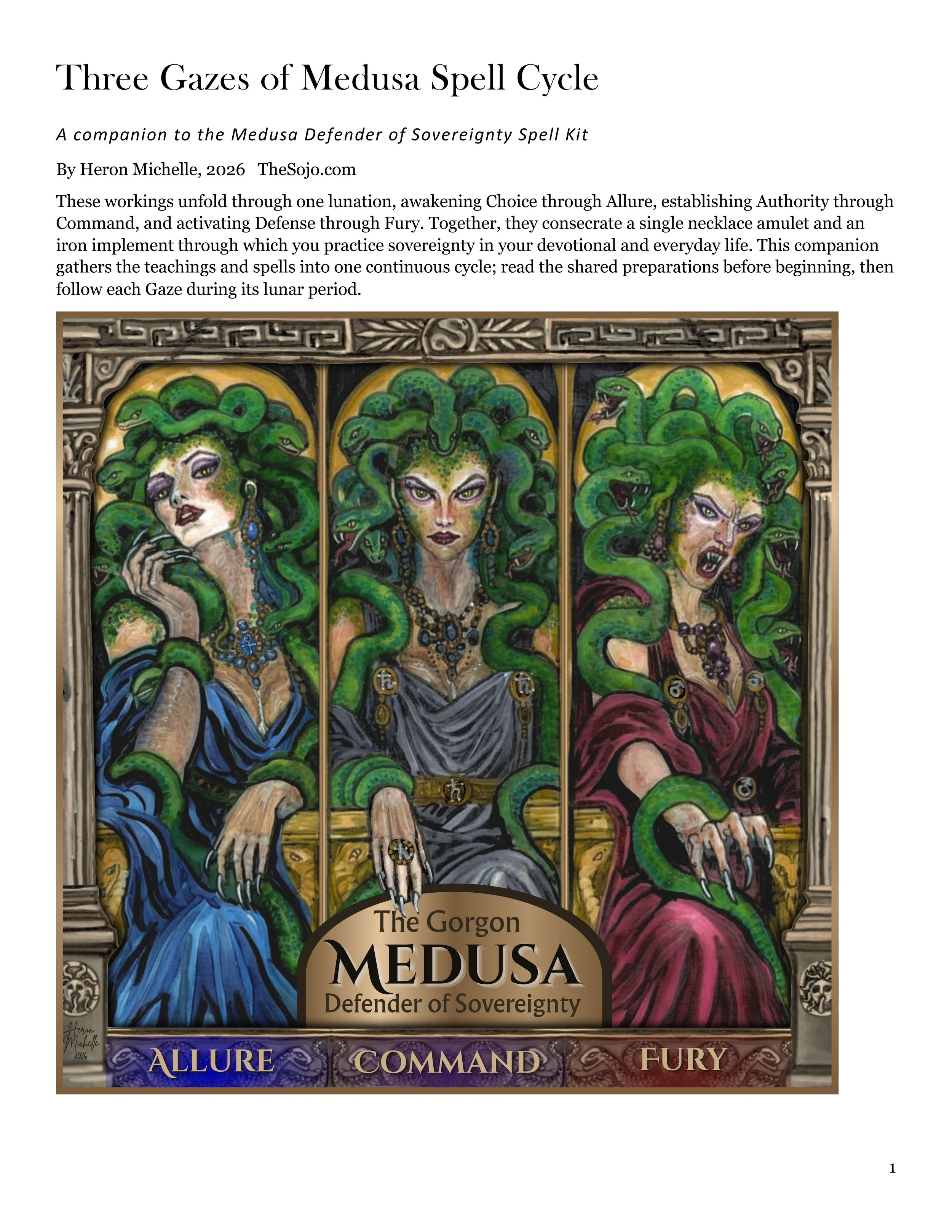 Spell Instructions: Three Gazes of Medusa in Defense of Sexual Sovereignty  (PDF)