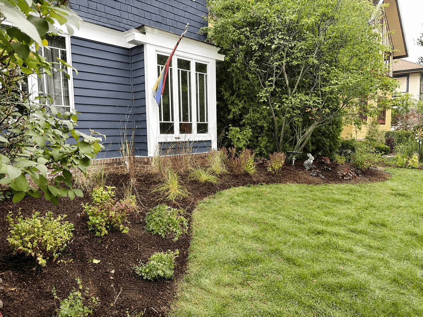 Same view, totally different feeling. The garden now frames the home instead of swallowing it.