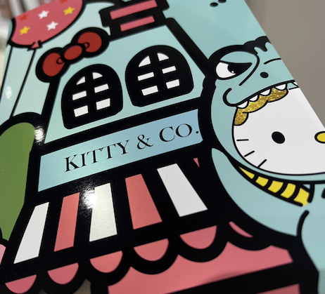 Hello Kitty x Breakfast at Tiffany's-inspired Art | Breakfast at