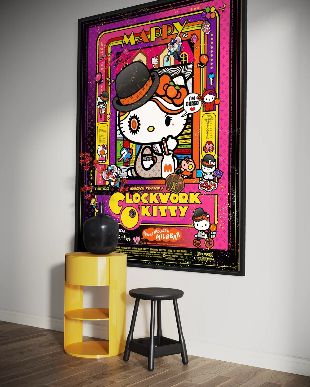 CLOCKWORK O'KITTY · LIMITED EDITION ART — DANCONIA