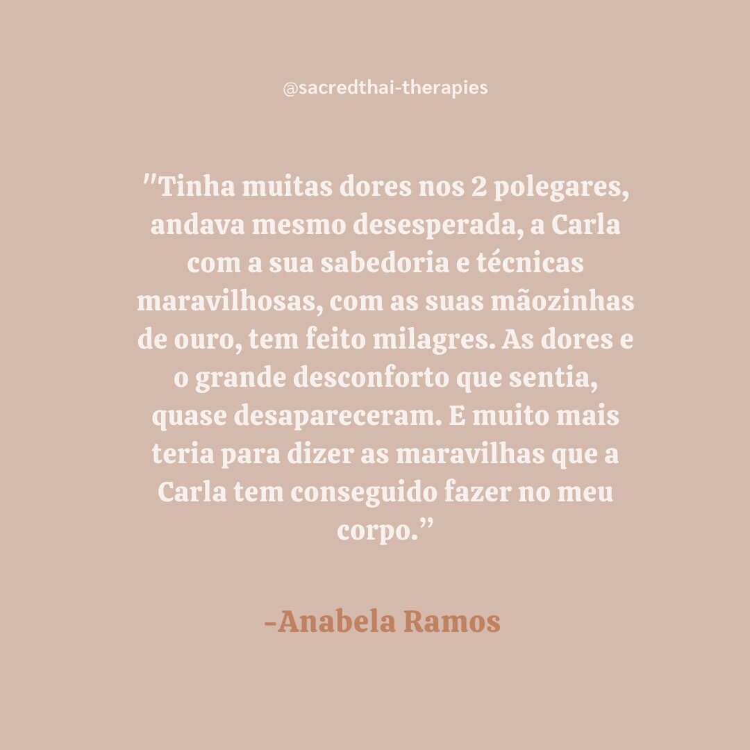 #carladionisiotherapist #massagetherapylisbon #massagetherapy #massage #nuadboran #traditionalthaimassage #thaiyogamassage #thaimassage #assistedyoga #thaiyogatherapy #review