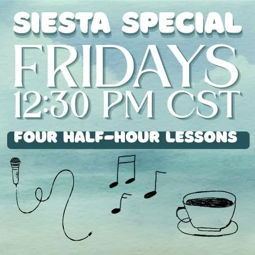 Fridays at 12:30pm CST - Siesta Special