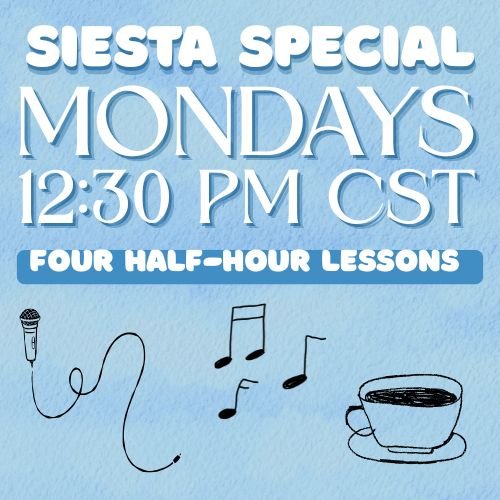 Mondays at 12:30pm CST - Siesta Special