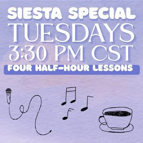 Tuesdays at 3:30pm CST - Siesta Special