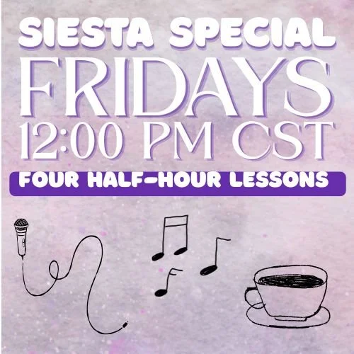 Fridays at 12pm CST - Siesta Special