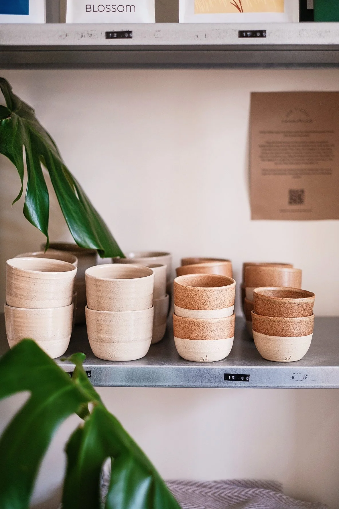 Pottery for Cornershop Coffee in Macclesfield 