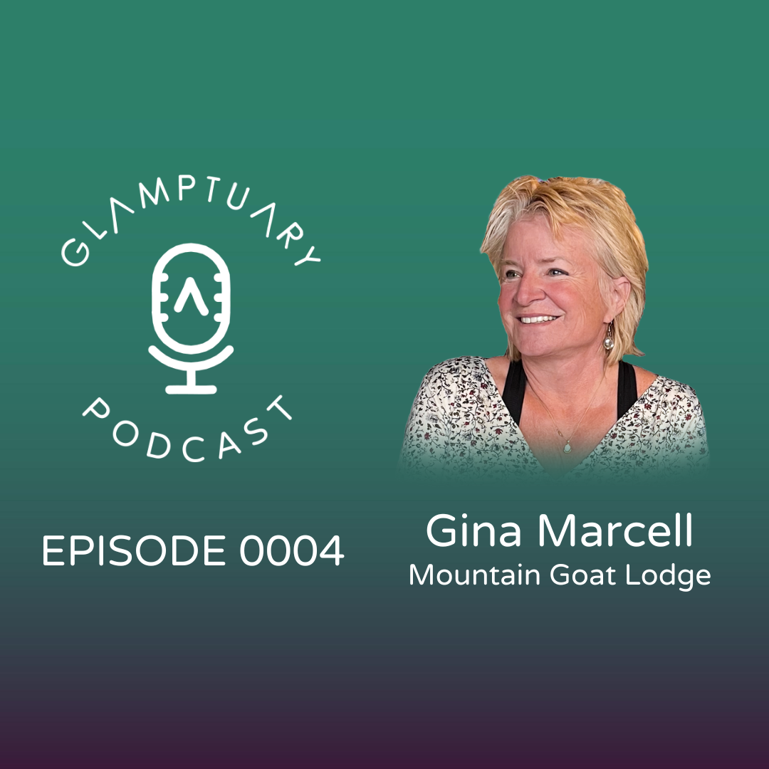 GLAMPTUARY PODCAST - SEASON 1/EPISODE 0004 - GINA MARCELL episode artwork