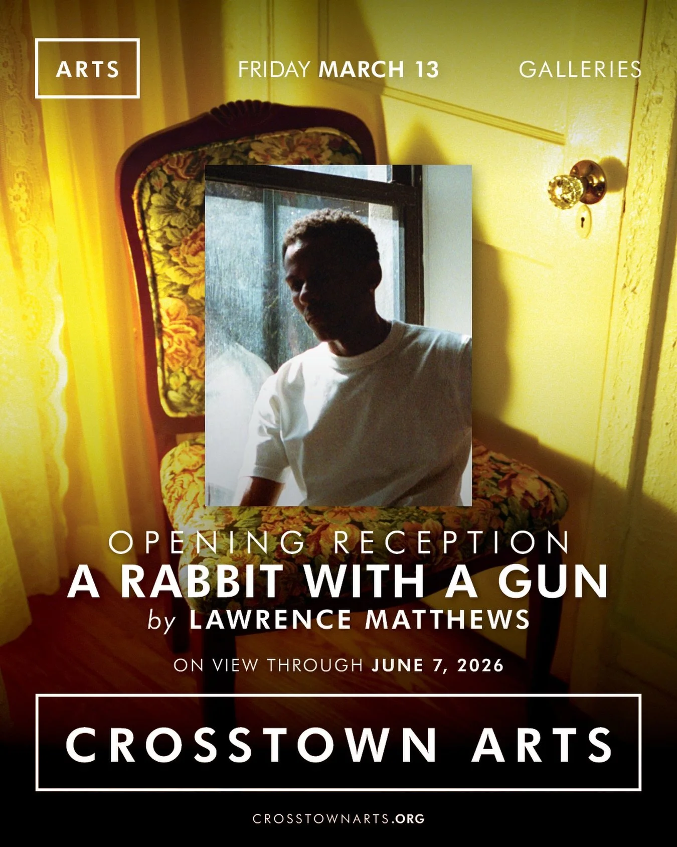 I&rsquo;m very excited to announce my first solo exhibition in six years&hellip; &ldquo;A Rabbit with a Gun&rdquo;. Opening at @crosstownarts West Gallery on March 13th from 6 to 8pm and on view until June 7th. 

I hope to see you at the opening!!! ?
