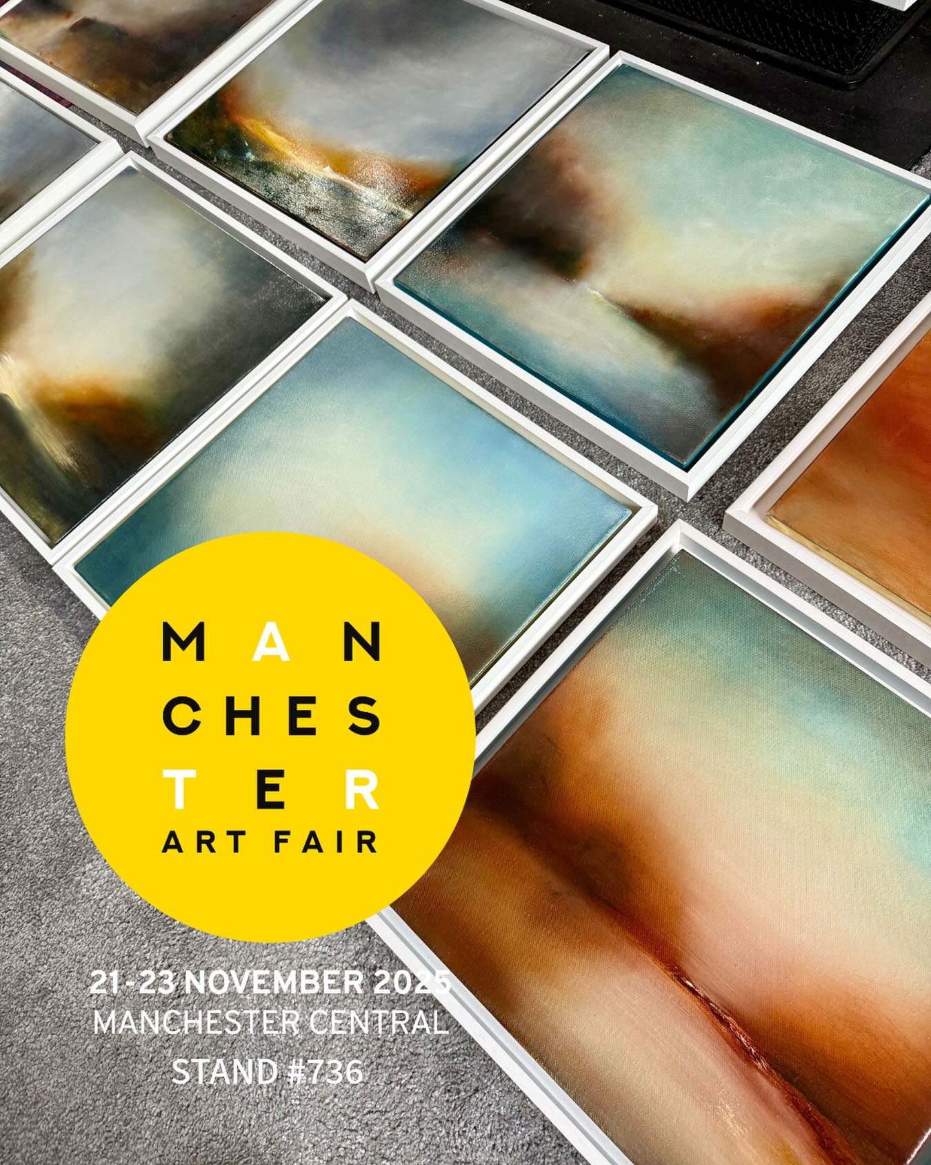 🌟 The countdown is on &hellip;
It&rsquo;s all coming together, although I&rsquo;m feeling a bit crazy with just over a week to go before heading north for Manchester Art Fair. This is my third year - and I love it, love the energy, love the people, 