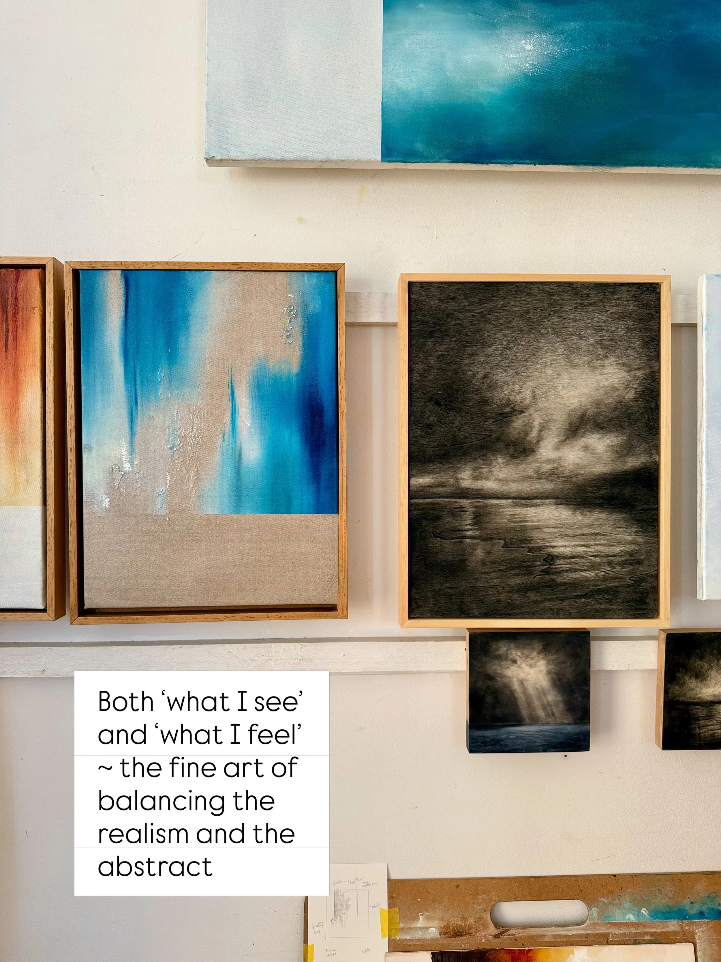 The realism and the abstract &ndash; this is how I balance myself! Who else can relate?!

Work in progress on the wall &ndash; the last few months has seen my drawing come back into play, I say drawing but there is quite alot of brushwork and using m