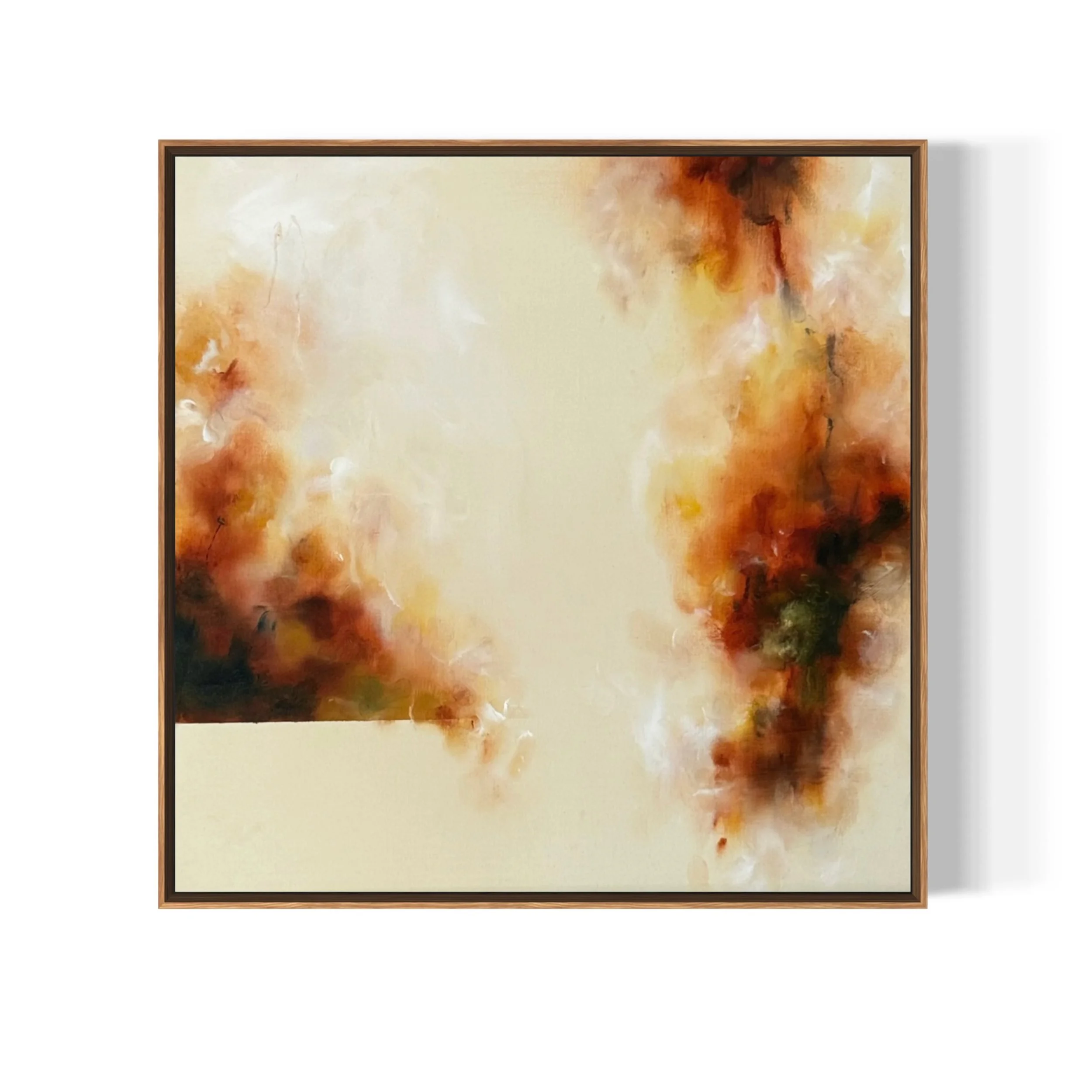 Reflecting the present heat &hellip; I feel like I&rsquo;m on go-slow, drying time isn&rsquo;t an issue but the at-times vigorous nature of blending works best in the brief respite of cool mornings! 
Moving, merging and absorbing, as part of my conti