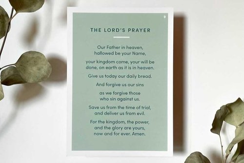 PRINTABLE "El Padre Nuestro" Cards — Catechesis Books