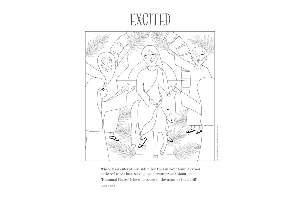 Holy Week Coloring Pages — Catechesis Books
