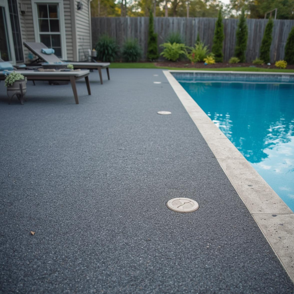 Upgrade Your Pool Deck: Rubber Coatings for Safety &amp; Comfort
