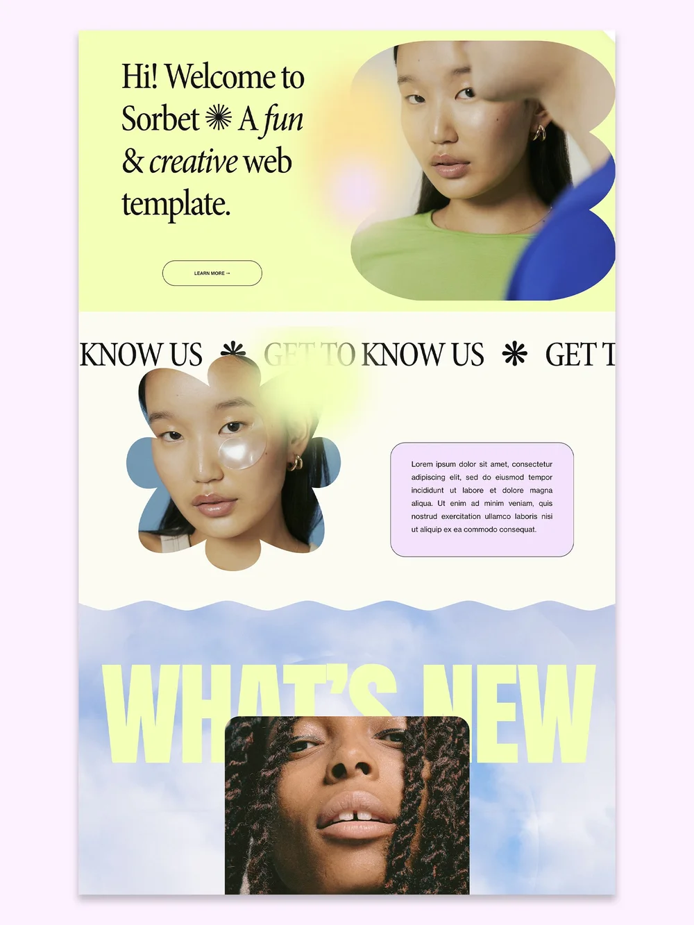 Squarespace Templates JZ CREATIVE SPACE