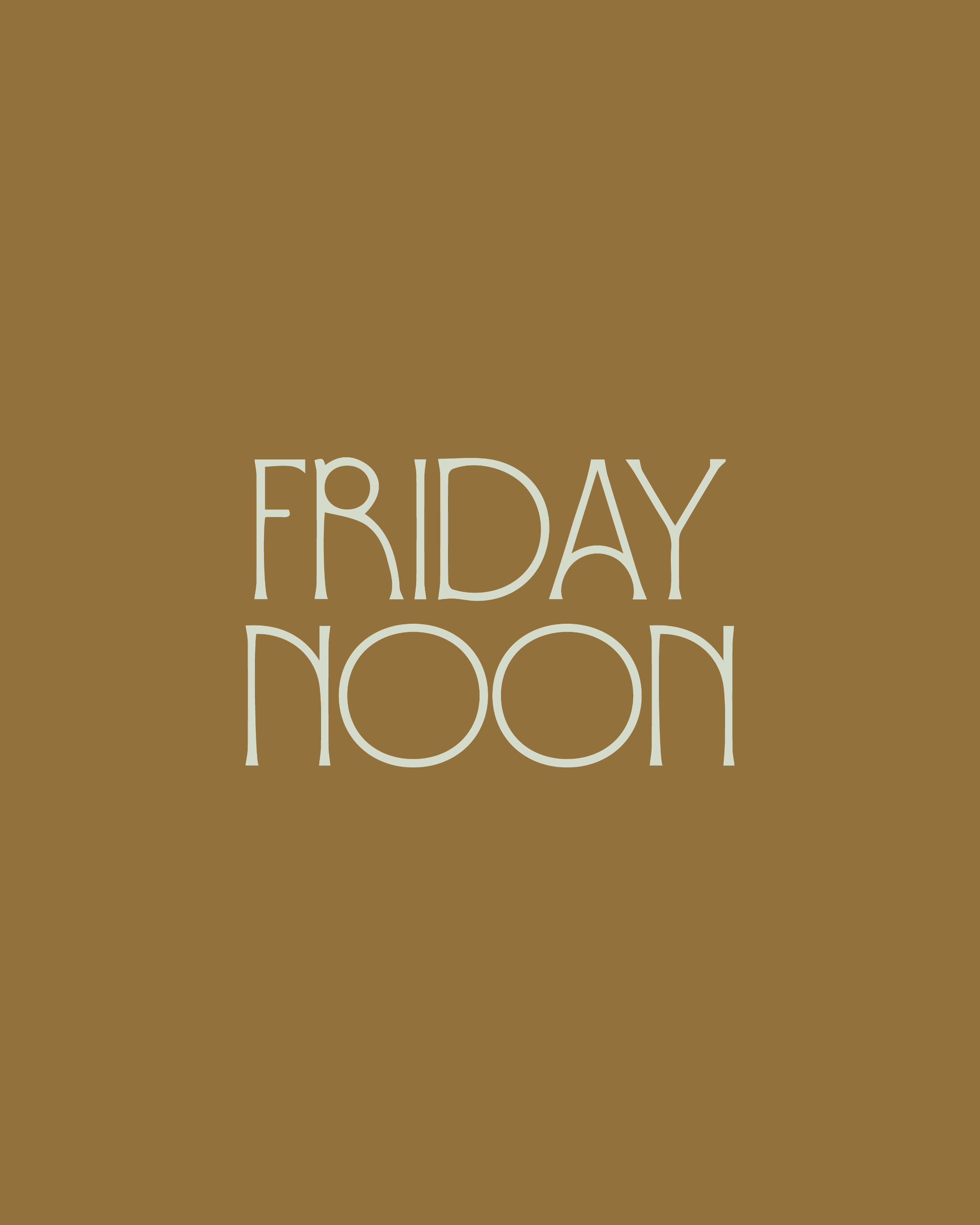 Friday Noon — JZ CREATIVE SPACE