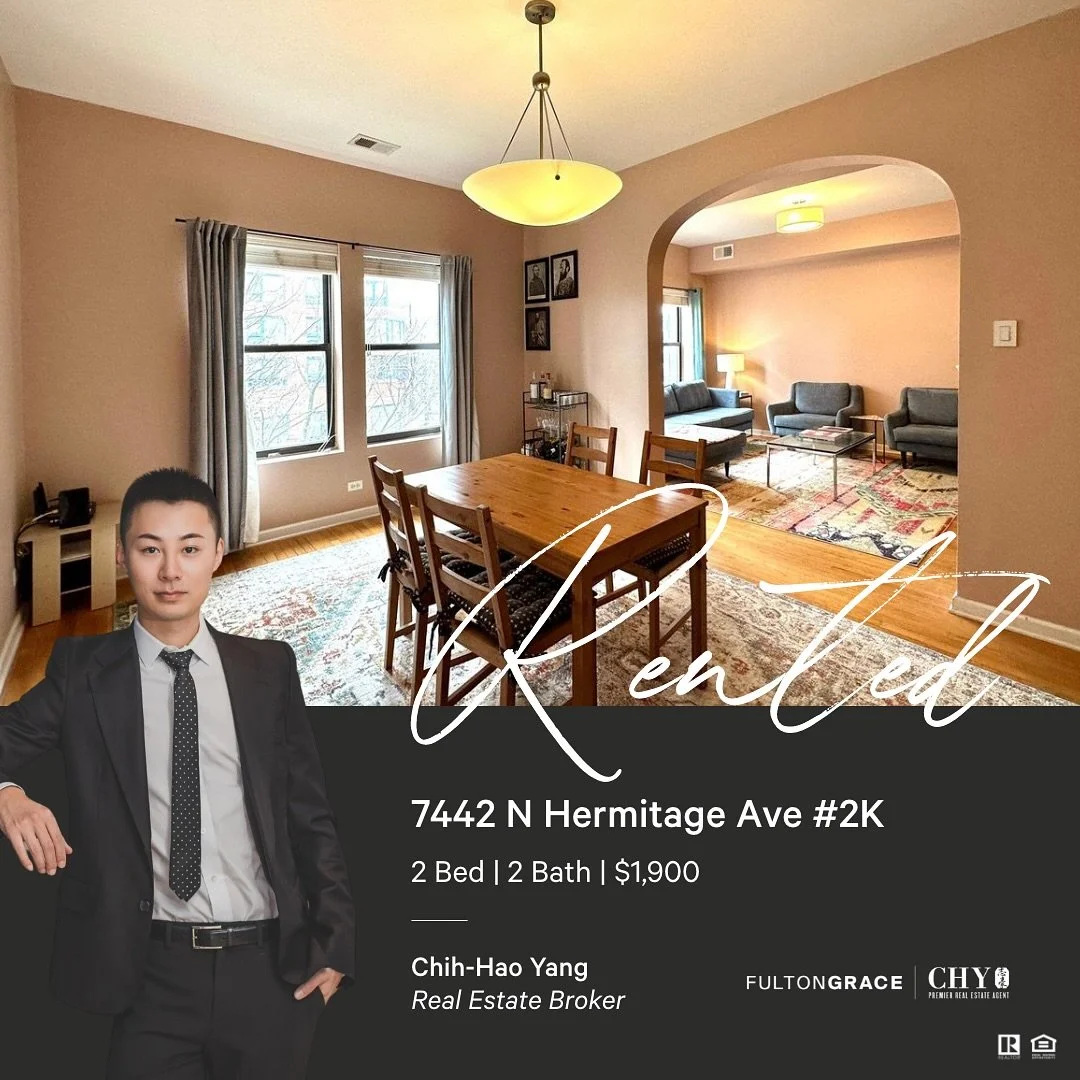 🎉 Big congratulations to my landlord client on successfully leasing out their unit again! If you need help finding qualified tenants for your rental property, feel free to reach out&mdash;I&rsquo;d love to help!

.
CHIH-HAO YANG
217.819.8009
chihhao