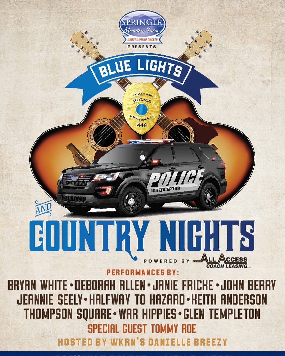 Tonight @thenashvillepalace 
Blue Lights &amp; Country Nights

#boysinblue #supportlawenforcement  #thinblueline