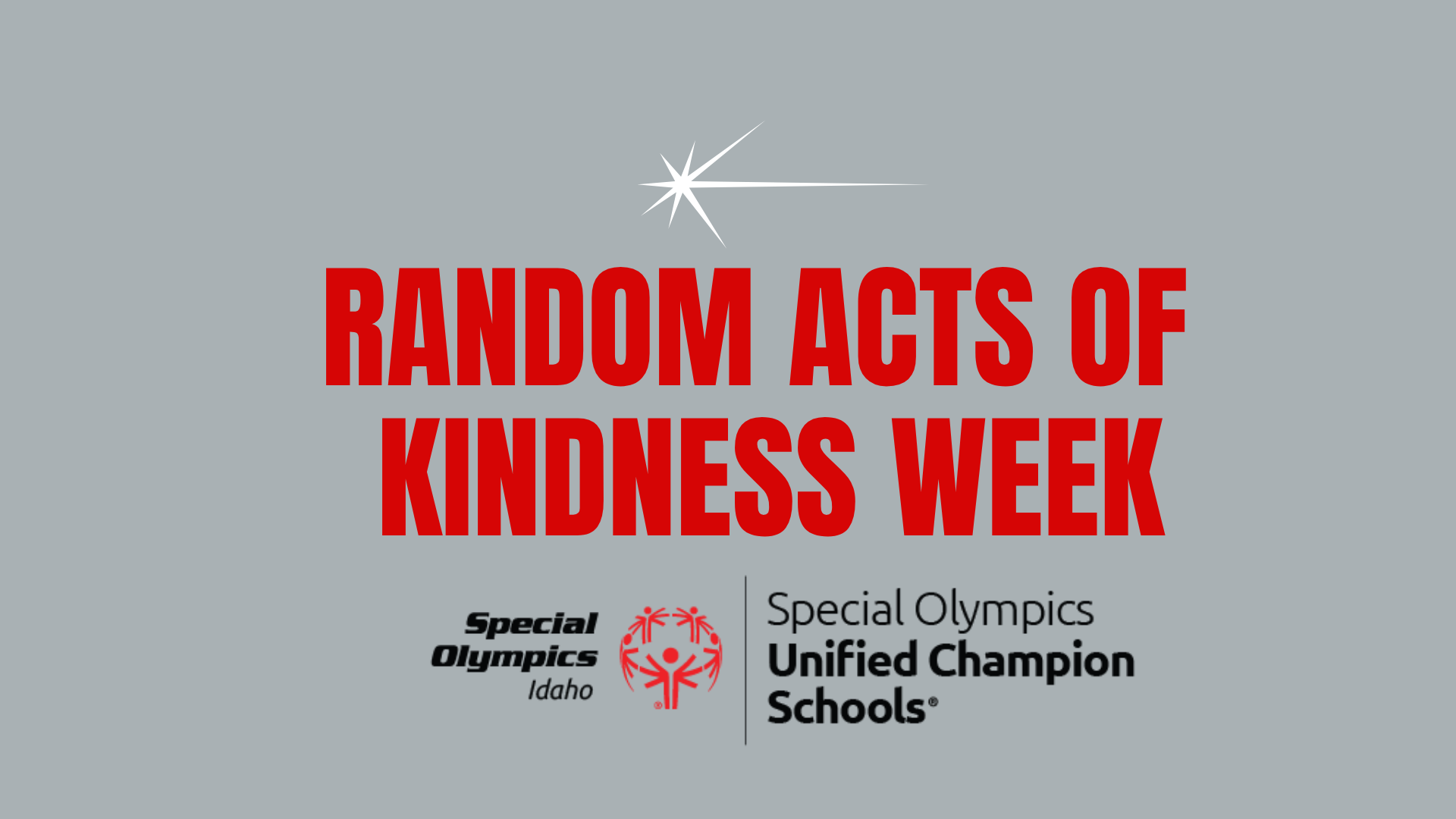 Random Acts of Kindness Week 