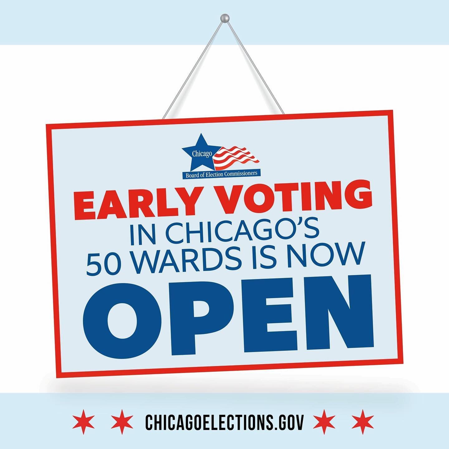 Voting starts today! And yes, we won our 1st Ward race, but now it&rsquo;s time to vote for @brandon4chicago for Mayor! Brandon is a teacher and leader raising his family on the West Side of Chicago, and shares so many of our values including smarter