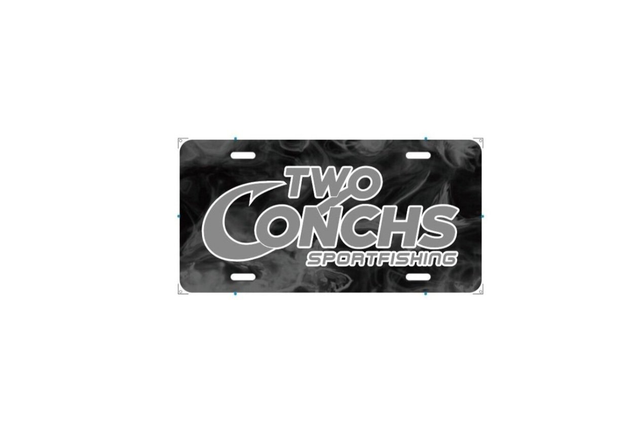 Smoke wrap License Plate