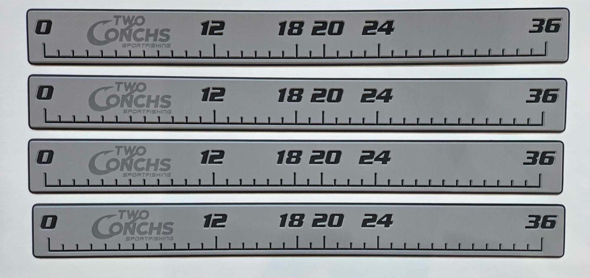 36in Fish Ruler - Two Conchs