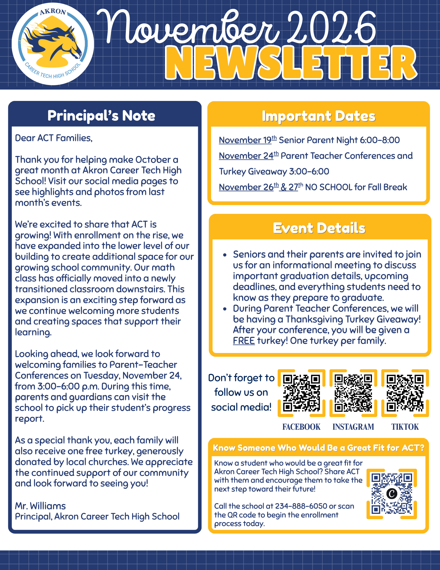 Newsletter - November 2026