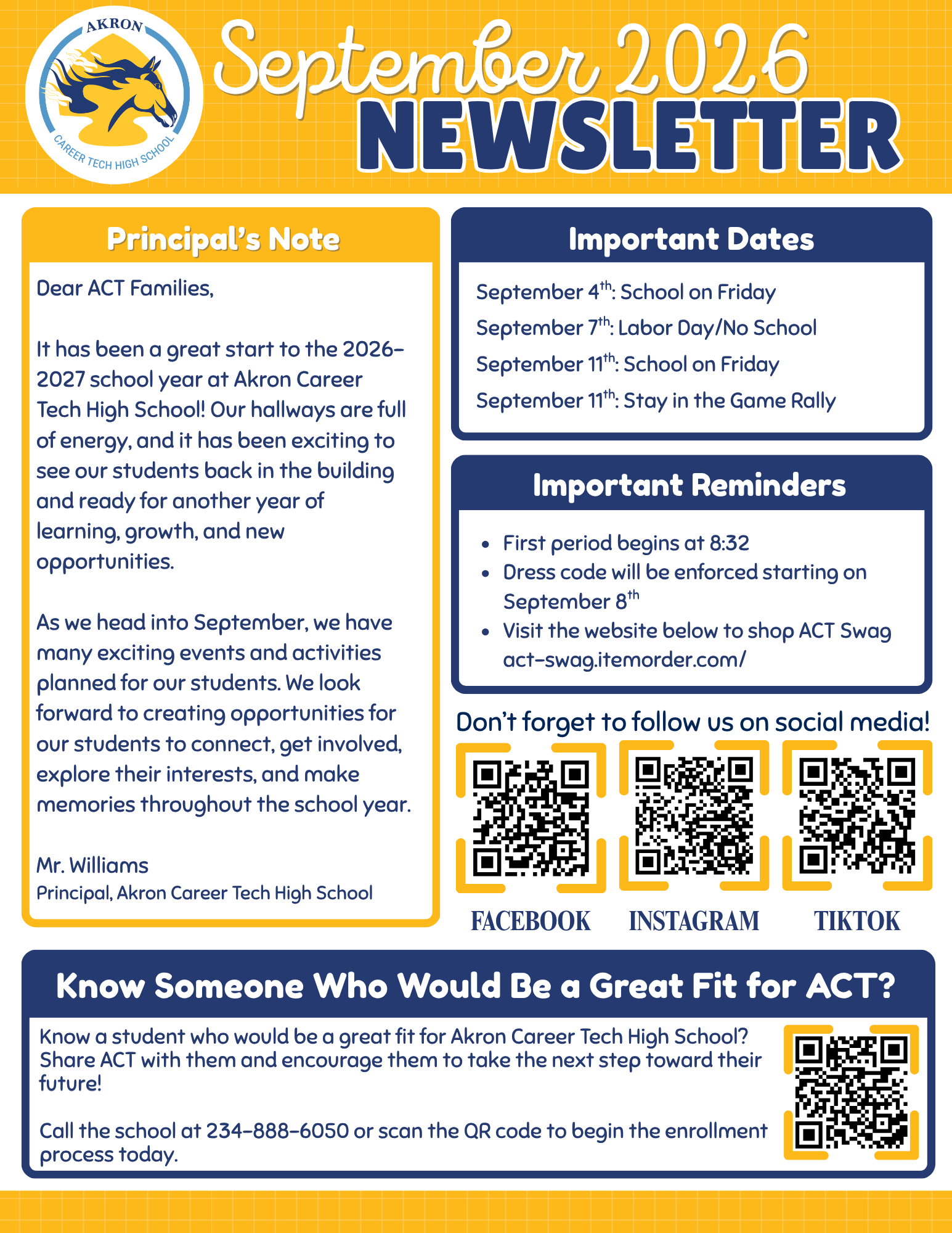 Newsletter - September 2026