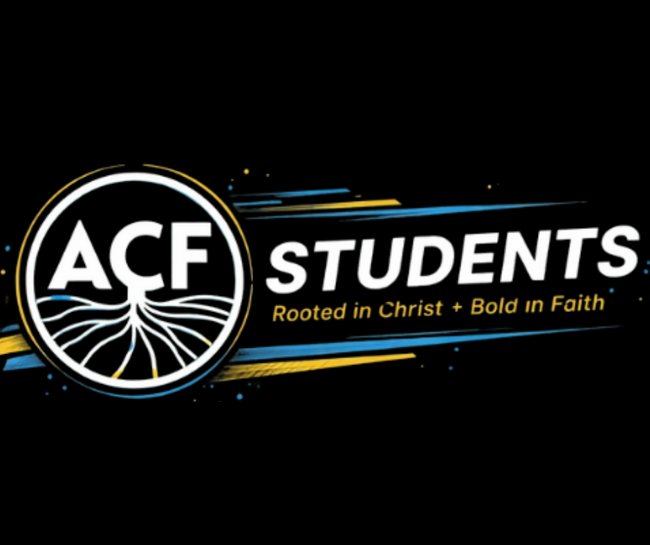 Graffiti-style text "Identity Students" and "You are his masterpiece. Ephesians 2:10" on a colorful brick wall background.