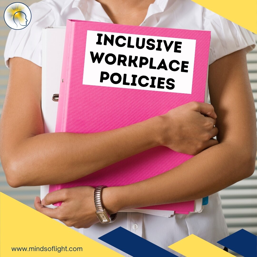 Embracing Inclusivity: Explore the impact of inclusive workplace policies for individuals with autism. Equal opportunities, reasonable accommodations, and anti-discrimination measures foster an empowering environment. Join the movement at www.mindsof