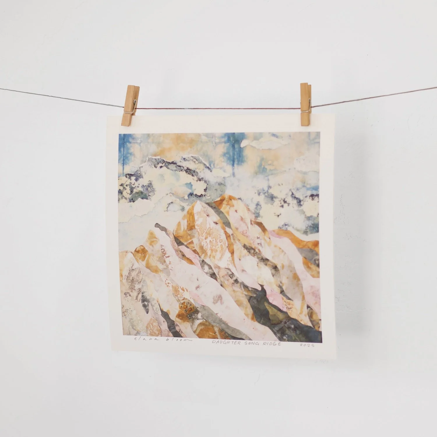 Daughter Song Ridge Archival Print  - 8 x 8"