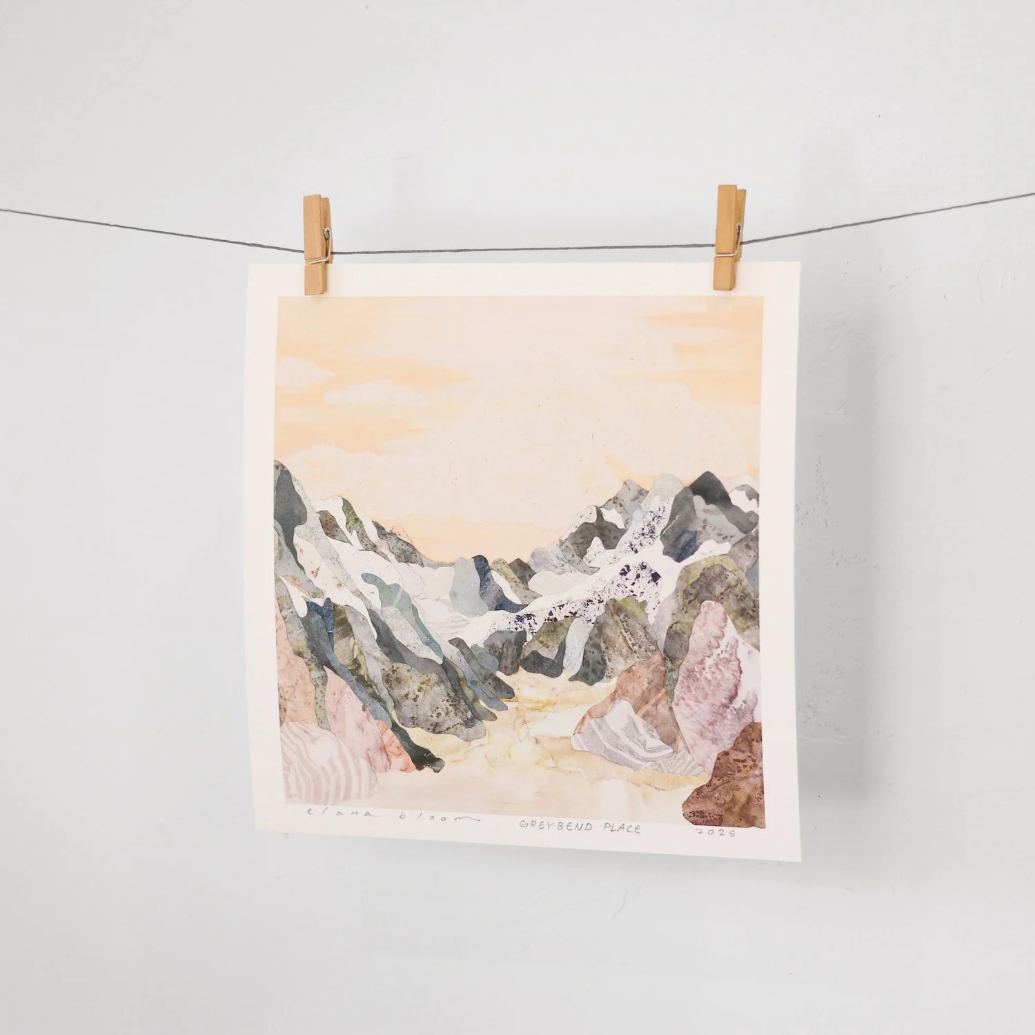 Greybend Place - 8 x 8" Archival Print